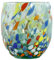 Murano Glass Drinking Glass Tumbler Multi Coloured Hand Painted Millefiori 9cm (Green)