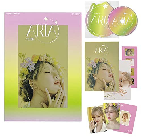 YERIN - 1st Mini Album [ARIA] (DAY Ver.) Photo Book + CD + Photocard + Film Photocard + Postcard + Fan + ID Photo