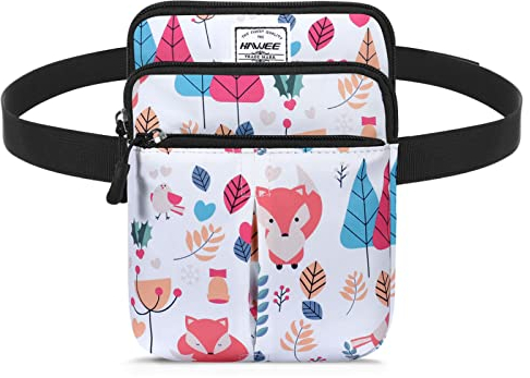 HAWEE Hüftgürteltasche für Damen und Herren, Crossbody, Handy-Geldbörse, verstellbarer Schultergurt, Reise-Hüfttasche, multifunktional, modisch, Bauchtasche, wasserabweisend, fuchs