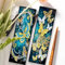 2 set Diamond Painting Lesezeichen für Diamant malerei, Malen nach Zahlen Handwerk, Geschenkset für Geburtstag, Weihnachten Basteln (grüner und goldener Schmetterling)