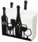 SUPERDANT servilletero vertical Servilletero para Mesas Vino Y Copas Servilletero de Hierro Dispensador de Servilletas Independiente Soporte para Pañuelos de Mesa Servilleteros de Tela Rústicos