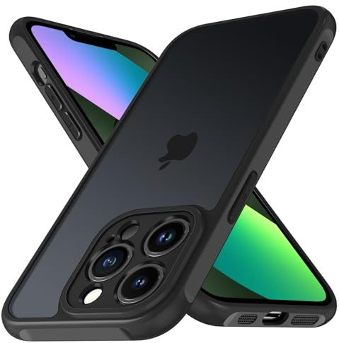 iVoler Cover Opaca per iPhone 13 Pro 6.1 Pollici, [Protezione Della Fotocamera] [Antiurto di Grado Militare] Custodia Traslucida Posteriore Ultra Sottile Anti-Impronte Protettiva Case