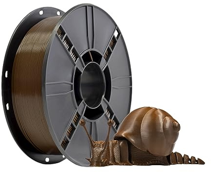 iBOSS PLA Plus (PLA+) 3D-Drucker-Filament, 1,75 mm, Maßgenauigkeit +/- 0,02 mm, 1 kg Spule (2,2 lbs) 3D-Druck-Filament für 3D-Drucker, Braun