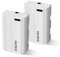 VILTROX T LP-E6 2 Pack Kamera-Akku Battery Wiederaufladbarer Akkupack 2400mAh USB-C für Canon 5D Markll 5DS 5DSR 5D Markll 6DMarkll EOS6D 7DMarkll 7D EOS60D 60DA 70D 80D 90D EOS-R EOS R5 EOS R6
