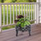 Santentre Noir Support Plante Exterieur, Métal Porte Plante Interieur, Tabouret Plante Support pot de Fleur pour Plusieurs Plantes, Rond Etagere Fleur Affichage Etagere Plantes pour Jardin Patio Décor