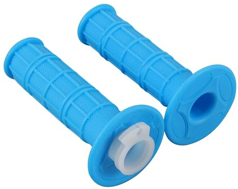 GOOFIT 7/8 22mm 25mm 7/8 22mm 25mm hellblau (inklusive weißer Drosselleitung) CNC Premium Twist Lenker Drosselgriffe Gummi Ersatz für 50cc-250cc Dirtbike Go Karts Atvs Scooters Pitbike Quad