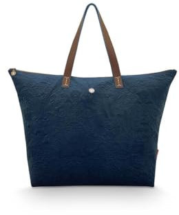 Pip Studio Tragetasche Samt Quiltey Days Blau