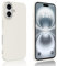 Garegce Case Compatible with iPhone 16 Silicone Soft Ultra Slim Shockproof Bumper Anti-Yellowing Cover Anti-Fingerprint with Microfiber Lining- White