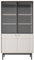 Lomadox Wohnzimmer Vitrinenschrank Vitrine Schrank Standvitrine 103,5 cm