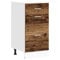 vidaXL Unterschrank Lyon Altholz-Optik 40x46x81,5 cm Holzwerkstoff