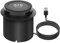 Desktop Embedded Wireless Charger,3-in-1 15W Kabelloses Schreibtisch-Ladegerät,2X USB,Versenkbare Einbau-Tisch-Ladegerät,Pop-Up Schnell-Ladestation für Nachttisch Schreibtische Möbel
