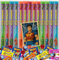 WikiMark - Lote 25 Flax Burmar para Congelar, 200 Gr de Chuches Mix Sin Alérgenos y 1 Cromo Exclusivo de Superhéroe WikiMark | Pack Verano Infantil Refrescante, Ideal para Fiestas Niños.