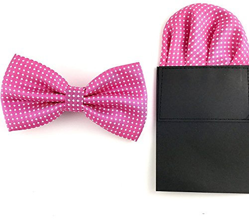 Label-Cravate - Pajarita - para hombre Rosa fucsia Talla única