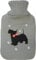 Netagon 2 Litre Hot Water Bottle and Soft Knitted Cover - Great Gift idea for Both Children & Adults (Westie Dog)