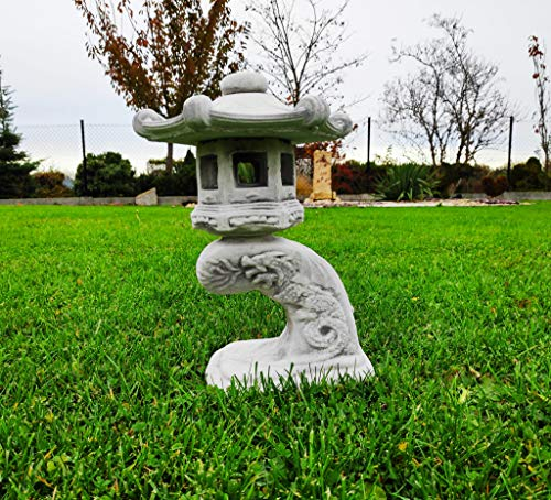 Pagoda Japonesa de Piedra, Linterna Lectura pequeña Estatua Adorno de jardín