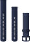 Cinturino Originale Garmin, 20mm, Sgancio rapido, Silicone, Navy