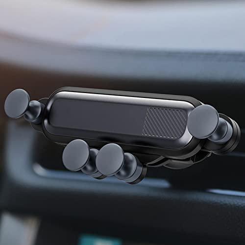 BAWAQAF Car Cell Phone Holder, Air Conditioner Clip Mount, GPS, Compatible with iPhone 12, 11 Pro Max, Samsung, Xiaomi, Gravity