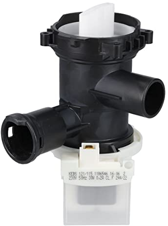Ablaufpumpe wie BOSCH 00146083 mit Pumpenkopf Sieb für Waschmaschine