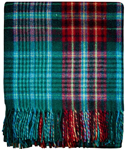 I LUV LTD Tartan Blanket Picnic Rug Wool Mix Scottish New Brunswick Canadian Tartan