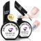 Gelike ec Nagelkleber Für Kunstnägel: 6 IN 1 Extra Stark Nail Glue for Kunstnägel Press on Nails Fingernägel Soft Nageltips,Brauchen Ausharten Unter UV Nagellampe 16ml