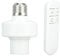 Rosvola Adaptateur Douille Ampoule Télécommandée sans Fil Résistant aux Interférences 30M pour Ampoule E27 LED 100W (220V)
