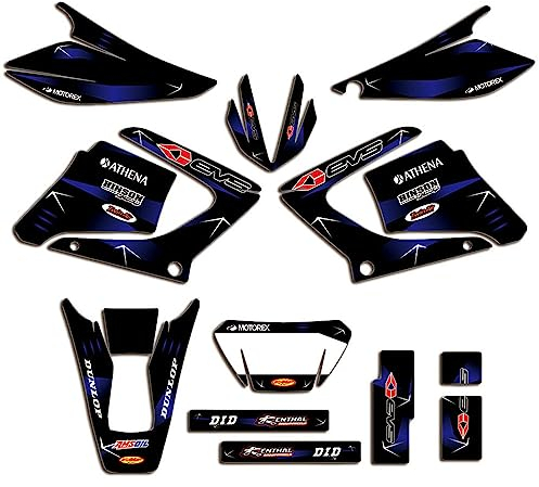 ENARUI Dekor Aufkleber Decals Graphics für Yamaha DT X 125 2002 2003 2004 2005 2006 2007