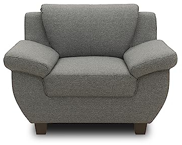 DOMO. collection Sessel Panama, Polstersessel, Einzelsessel, Sofa Garnitur, 3-2-1 Sessel, 91 x 108 x 80 cm (TxBxH), dunkelgrau