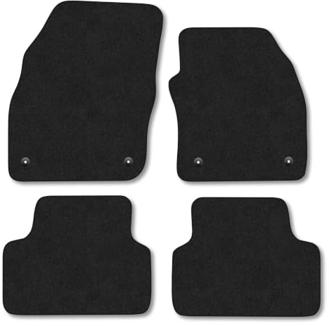 VW T-Cross (2019+) Carpet Car Mats | Black Edge Trim Tailored Fit Floor Mats Full Coverage Protection Accessories Easy Clean Anti Slip Made in the UK