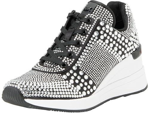 Michael Kors 43H3GEFS5D-001 Georgie Crystal Trainer Donna, Black EU 41