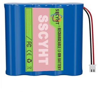 SSCYHT 7.4 Volts 2000mAh 2200mAh 3000mAh 3400mAh 5200mAh 6000mAh Lithium Battery 7.4V Rechargeable Li-ion Battery with XH2.54-2P Plug,6000mAh A