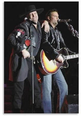 HEISAN Montgomery Gentry Sänger Kunst Retro Poster Bild Druck Leinwand Poster Wandfarbe Kunst Poster Dekor Moderne Heimkunstwerke 30 x 45 cm