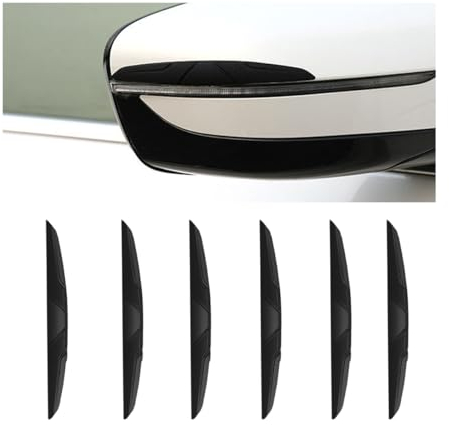 CGEAMDY 6 Pieces Car Door Edge Protective Strips, Bumper Guard Anti-collision Protector, Auto Anti-Scratch Side Door Edge Protector, Accessories for Most Cars, Trucks, SUVs, Pickups(Black)