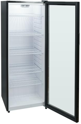 Jocel Vitrina expositora nevera JEXP-014702, 245L, Luz LED, Termostato regulable