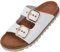 Palado Pantoletten Damen Korfu Niete by Sila Sahin - gefertigt in Spanien - elegante Oberfläche - Veloursleder-Decksohle - ergonomisches Weichfußbett - EVA-Sohle Weiß UK4,5 - EU37