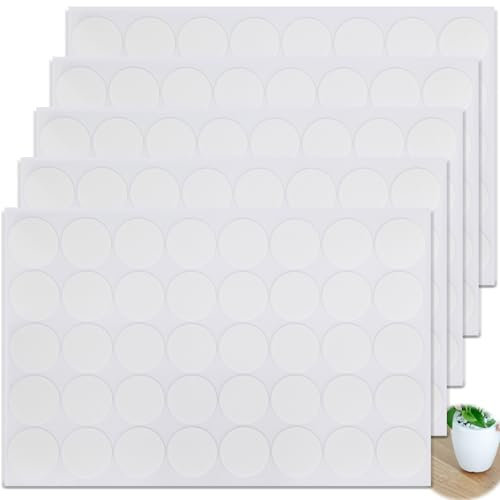 Pyroclasia 200 Stück Klebepunkte Doppelseitig 30mm Doppelseitige Klebepunkte Transparent Rund Ballon Klebepads Doppelseitig Ablösbar Keine Spuren Wasserdichte für Festivaldekoration Diy Handwerk
