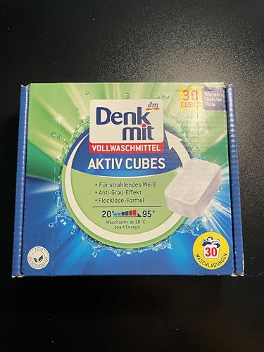 Denkmit Vollwaschmittel Aktiv Cubes, 30 Wl