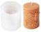Xidmold Bienenwaben-Blumen-Form für Kerzenform, Honigbienenenstock-Säulen-Silikonform für Bienenwachskerzen, Sojawachskerzen, Gips-Ornament, DIY Handwerk (A)