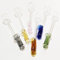 6 Stück Glaspfeife 15cm Länge Glas Ölbrenner dickes Glas Ölpfeife kleine Pfeife Mini Glas Bongs