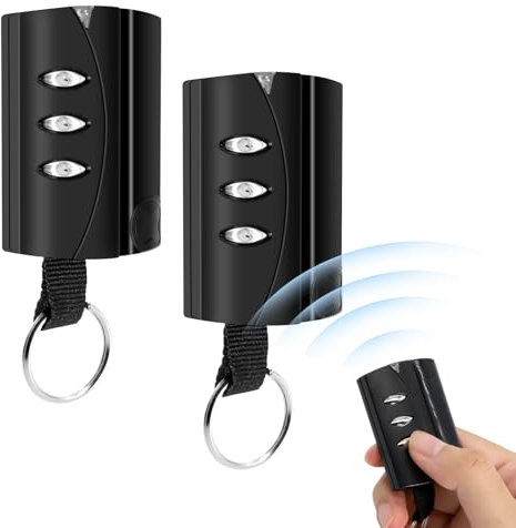 Mando a Distancia Only Compatible con PUJOL Vario,3 Canales Mando a Distancia de Garaje,Rolling Code(2 Unidades)