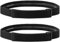 2 Pack Elastic Headlamp Strap Replacement Headband, Adjustable Headlight Strap Fit for Most Black Diamond Petzl Energizer Pelican Fenix Headlamps 1” Width Comfortable Band (Silicone Anti-Slip), Black,