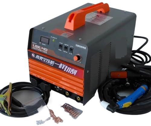 Plasma Cutting Machine, Inside Air Compressor Plasma Cutter Cutting Machine 40A LG40 LGK-40 HF no Arc MMA Cutter 2 in 1 1mm-6mm max 12mm