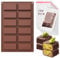 Dubai Stampo per Cioccolato in Silicone Profondo,12 chambres 100 sacchi antiaderenti stampo tavoletta cioccolato,per Tavolette di Cioccolato Fai da Te,per Praline,Stampo Silicone per Ganache,Senza BPA