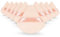 JIEYAO 10 Stück Dreieck Makeup Puderquaste, Gesicht Schwämmchen Powder Puff Weicher Plüsch Puderschwamm Waschbar Wiederverwendbar Sponge Nass Trocken Make up Werkzeug für Loses Puder Foundation Rouge