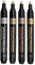 Kznifmk Metallische Marker, verchromt, , Metallic-Lackstift, 4 Farben, reflektierend, größerer Anwendungsbereich von 2 bis 3 mm