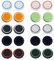 20 Stück Ps5 Controller Sticks Zubehör, Silikon Joystick Kappen für PS5, PS4, Ps5 Controller Zubehör mit Mehreren Farben,Schutz und Komfort für Gaming