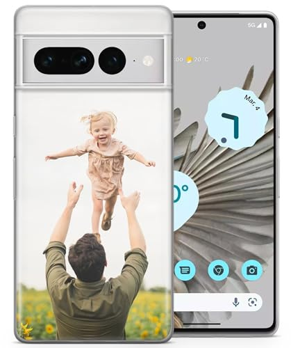 AIGAT Personalisierte Handyhülle für Google Pixel 9a - Flexible TPU Hülle Gestalten Sie Ihre Mit Eigenen Individuelles Stil Bildern Foto Text - Ihr Design Hier | 1 Foto
