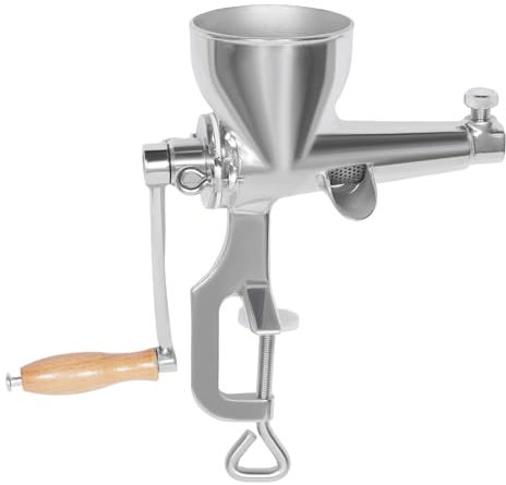 304 Edelstahl Handpresse Obst, Gemüse-Presse mit Sieb, Weizengras Saftpresse, Squeezer Obst Gemüse Entsafter für Weizengras Blattgemüse und Verschiedene Früchte