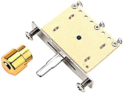 BESPORTBLE Gitarrenschalter Aus Metall Pickup Selector Für Gitarren Toggle Schalter Für Präzise Klangsteuerung Gitarren Pickup Zubehör