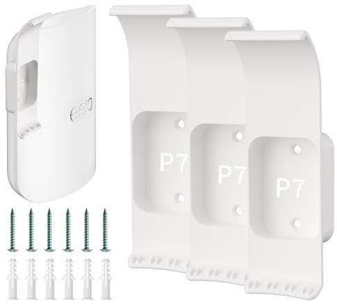 Dunear eero Pro 7 Wandhalterung, Stabilem ABS-Halterung mit Kabelmanagement für eero Pro 7 Triband-Mesh-WiFi-7-Router, Platz Sparend & Einfache Installation (3er Pack)