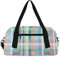 Bunte geometrische Kinder-Seesack für Jungen und Mädchen, klein, Sport, Tanz, Turnbeutel für Übernachtungen, Reisen, Wochenender, Handgepäck, Abstrakte Hippie-Flora, 18.5L x 9.4W x 7.8H